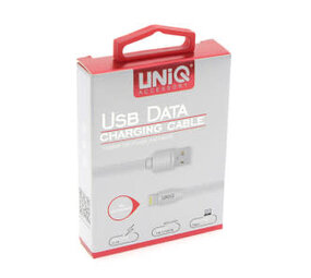 UNIQ Accessory UNIQ Accessory Apple Lightning Kabel Fast charging-data transfer - Wit UNIQ Accessory UNIQ Accessory Apple Lightning Kabel Fast charging-data transfer - Wit