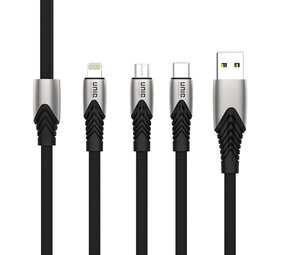 UNIQ Accessory Câble de chargement et de transfert de données USB 3 en 1 d'UNIQ Accessory UNIQ Accessory Câble de chargement et de transfert de données USB 3 en 1 d'UNIQ Accessory
