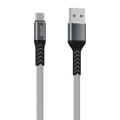 UNIQ Accessory câble de charge et de données - USB / USB C, 2 m, gris