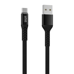 UNIQ Accessory Lade- und Datenkabel - USB / USB C, 20 cm, schwarz