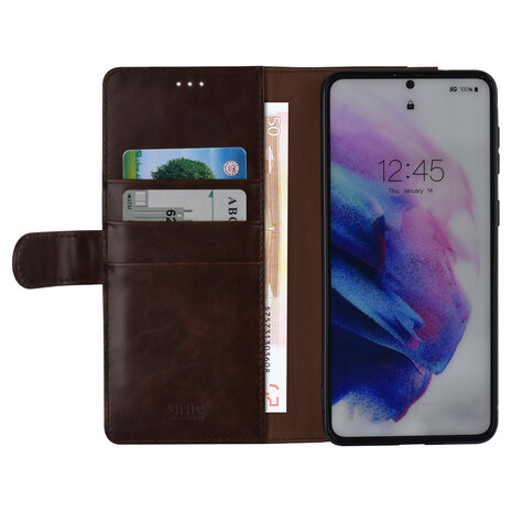 UNIQ Accessory UNIQ Accessory Book type case Galaxy S21 Plus - Dark Brown - PU Leather UNIQ Accessory UNIQ Accessory Book type case Galaxy S21 Plus - Dark Brown - PU Leather