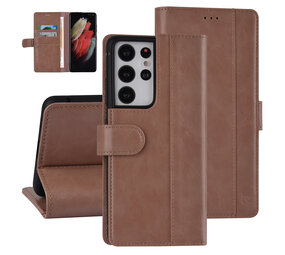 UNIQ Accessory UNIQ Accessory Galaxy S21 Ultra Book Case hoesje - Rose Gold - Pasjeshouder 3 pasjes - PU Leather UNIQ Accessory UNIQ Accessory Galaxy S21 Ultra Book Case hoesje - Rose Gold - Pasjeshouder 3 pasjes - PU Leather