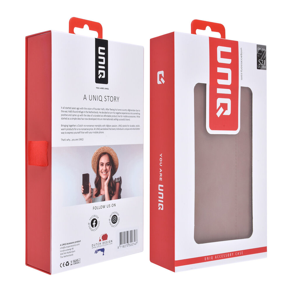 UNIQ Accessory UNIQ Accessory Galaxy S21 Ultra Book Case hoesje - Rose Gold - Pasjeshouder 3 pasjes - PU Leather UNIQ Accessory UNIQ Accessory Galaxy S21 Ultra Book Case hoesje - Rose Gold - Pasjeshouder 3 pasjes - PU Leather