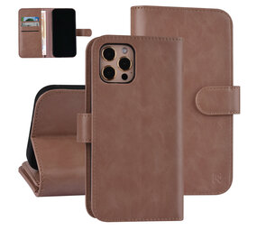 UNIQ Accessory UNIQ Accessory iPhone 12 - 12 Pro Leren Book Case hoesje - Rosegold - Pasjeshouder voor 9 pasjes - Magneetsluiting UNIQ Accessory UNIQ Accessory iPhone 12 - 12 Pro Leren Book Case hoesje - Rosegold - Pasjeshouder voor 9 pasjes - Magneetsluiting