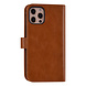UNIQ Accessory UNIQ Accessory iPhone 12 Pro Max Leren Book Case hoesje - Licht Bruin - Pasjeshouder voor 9 pasjes - Magneetsluiting UNIQ Accessory UNIQ Accessory iPhone 12 Pro Max Leren Book Case hoesje - Licht Bruin - Pasjeshouder voor 9 pasjes - Magneetsluiting