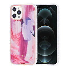 UNIQ Classic Case iPhone 12 Pro Max TPU Backcover hoesje - Graffiti Pink