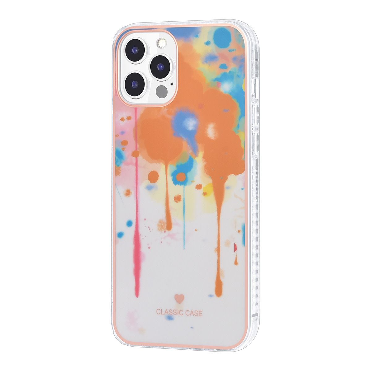 UNIQ Accessory UNIQ Classic Case iPhone 12 Pro Max TPU Backcover hoesje - Graffiti Orange, foto 2 van 4