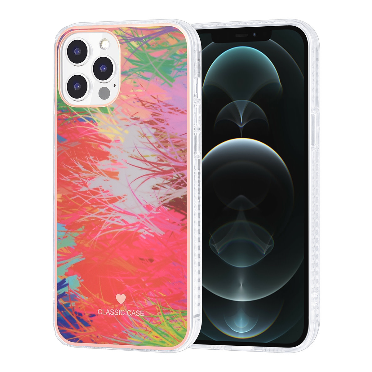 UNIQ Accessory UNIQ Classic Case iPhone 12 Pro Max TPU Backcover hoesje - Graffiti Red