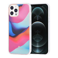 UNIQ Classic Case iPhone 12 Pro Max TPU Coque - Curved Colors
