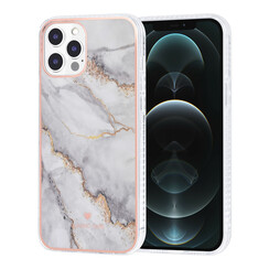 UNIQ Classic Case iPhone 12 Pro Max TPU Coque - Marble White