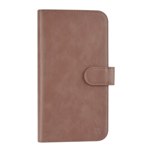 UNIQ Accessory UNIQ Accessory iPhone 12 Pro Max Leren Book Case hoesje - Rosegold - Pasjeshouder voor 9 pasjes - Magneetsluiting