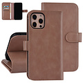 UNIQ Accessory UNIQ Accessory iPhone 12 Pro Max Leren Book Case hoesje - Rosegold - Pasjeshouder voor 9 pasjes - Magneetsluiting
