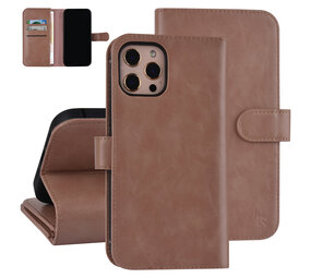 UNIQ Accessory UNIQ Accessory Book-Case hul iPhone 12 Pro Max - Rose Gold - PU Leather UNIQ Accessory UNIQ Accessory Book-Case hul iPhone 12 Pro Max - Rose Gold - PU Leather