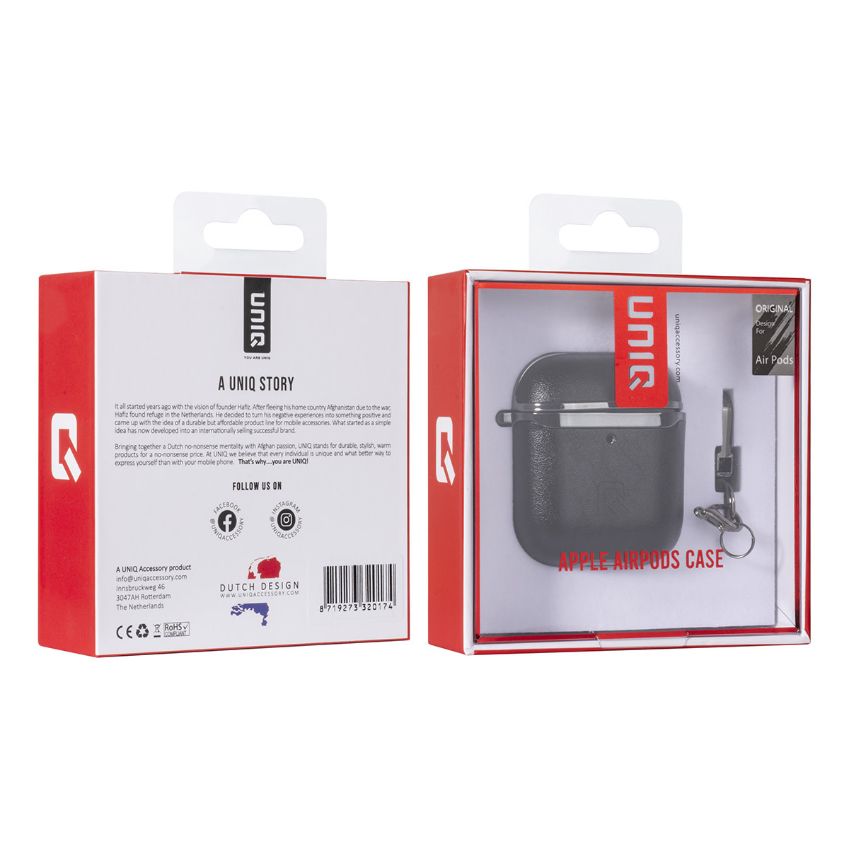UNIQ Accessory UNIQ Accessory Airpods - Airpods 2 Case - Zwart, foto 5 van 5