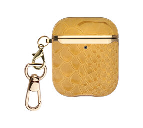 UNIQ Accessory UNIQ Accessory AirPods - Airpods 2 Hülle - Snake Leather Gelb UNIQ Accessory UNIQ Accessory AirPods - Airpods 2 Hülle - Snake Leather Gelb