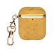 UNIQ Accessory UNIQ Accessory Airpods - Airpods 2 Case - Snake Leather Geel UNIQ Accessory UNIQ Accessory Airpods - Airpods 2 Case - Snake Leather Geel