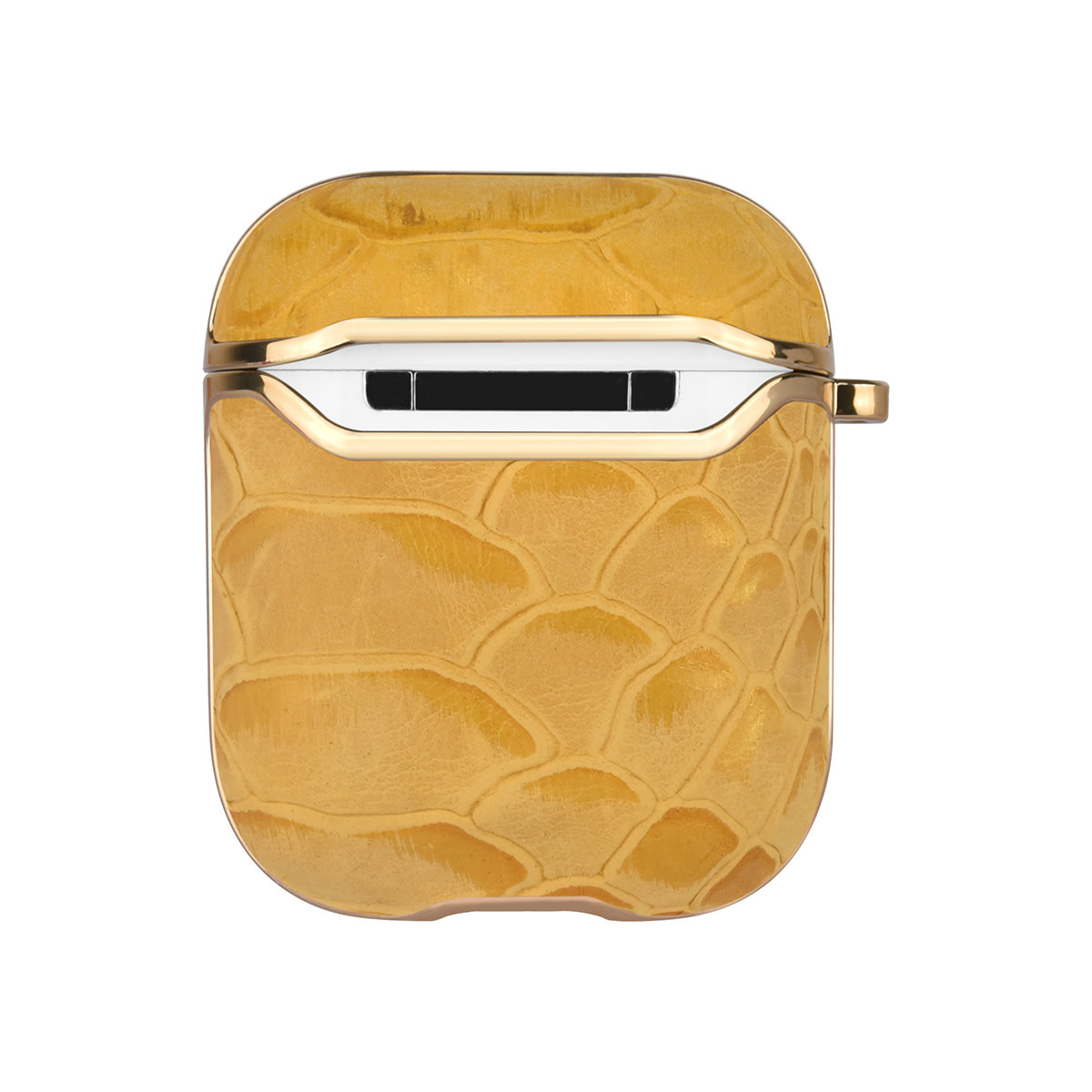 UNIQ Accessory UNIQ Accessory Airpods - Airpods 2 Case - Snake Leather Geel, foto 4 van 5