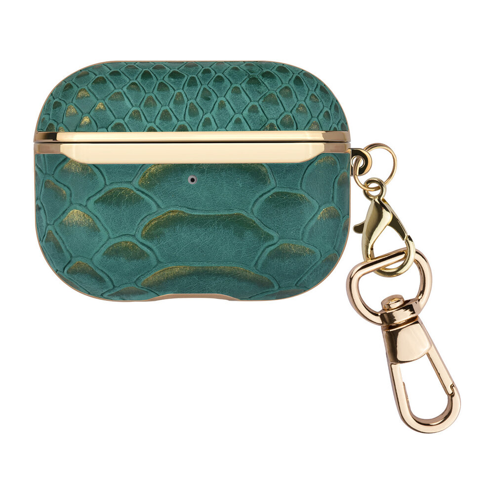 UNIQ Accessory UNIQ Accessory Airpods Pro & Pro 2 Case - Snake Leather Green