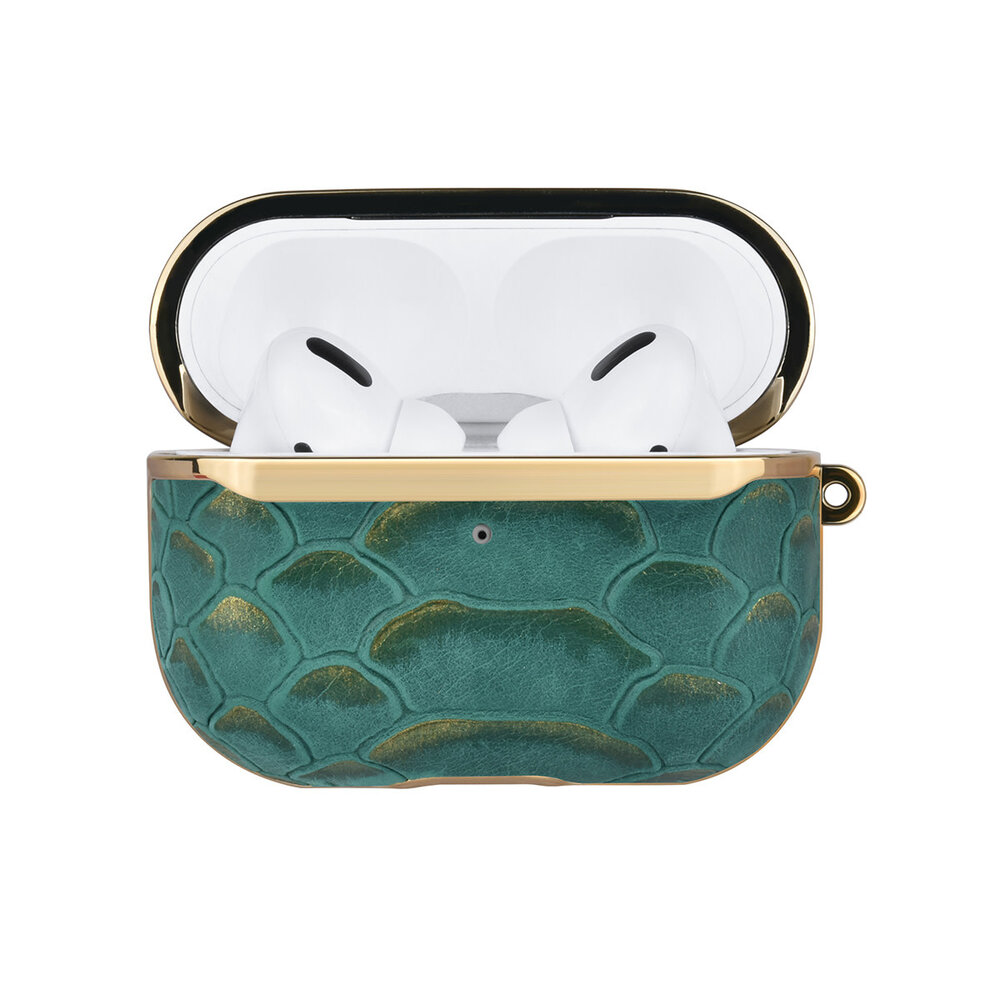UNIQ Accessory UNIQ Accessory Airpods Pro & Pro 2 Case - Snake Leather Green