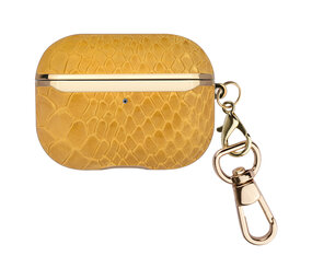 UNIQ Accessory UNIQ Accessory AirPods Pro Hülle - Snake Leather Gelb UNIQ Accessory UNIQ Accessory AirPods Pro Hülle - Snake Leather Gelb