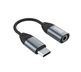 UNIQ Accessory UNIQ Accessory AUX to Typ-C-Adapter - Schwarz UNIQ Accessory UNIQ Accessory AUX to Typ-C-Adapter - Schwarz