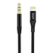 UNIQ Accessory UNIQ Accessory Jack 3,5 mm to Lightning Adapter - Schwarz UNIQ Accessory UNIQ Accessory Jack 3,5 mm to Lightning Adapter - Schwarz