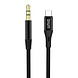 UNIQ Accessory UNIQ Accessory Jack 3,5 mm to Typ-C Adapter - Schwarz UNIQ Accessory UNIQ Accessory Jack 3,5 mm to Typ-C Adapter - Schwarz