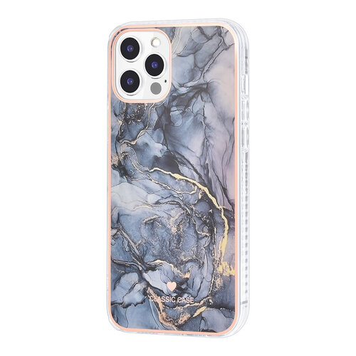 UNIQ Accessory UNIQ Classic Case iPhone 12 Pro Max TPU Backcover hoesje - Marble Grey
