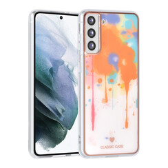 UNIQ Classic Case Samsung Galaxy S21 Plus TPU Backcover hoesje - Graffiti Orange