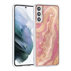 UNIQ Classic Case Samsung Galaxy S21 Plus TPU Coque - Marble Pink