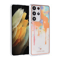 UNIQ Accessory UNIQ Classic Case Samsung Galaxy S21 Ultra TPU Backcover hoesje - Graffiti Orange