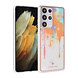 UNIQ Accessory UNIQ Classic Case Samsung Galaxy S21 Ultra TPU Backcover hoesje - Graffiti Orange UNIQ Accessory UNIQ Classic Case Samsung Galaxy S21 Ultra TPU Backcover hoesje - Graffiti Orange
