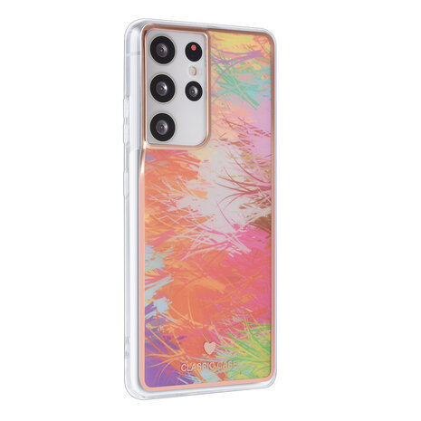 UNIQ Accessory UNIQ Classic Case Samsung Galaxy S21 Ultra TPU Backcover hoesje - Graffiti Red UNIQ Accessory UNIQ Classic Case Samsung Galaxy S21 Ultra TPU Backcover hoesje - Graffiti Red