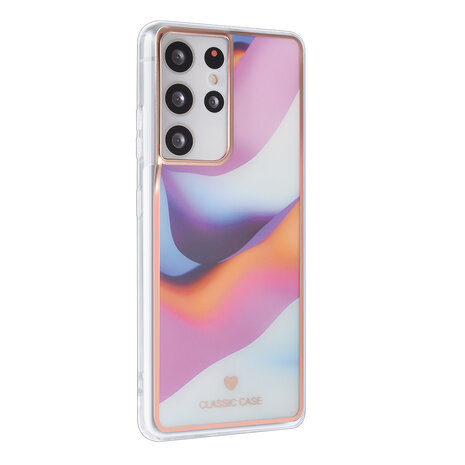 UNIQ Accessory UNIQ Classic Case Samsung Galaxy S21 Ultra TPU Backcover hoesje - Curved Colors UNIQ Accessory UNIQ Classic Case Samsung Galaxy S21 Ultra TPU Backcover hoesje - Curved Colors