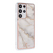 UNIQ Accessory UNIQ Classic Case Samsung Galaxy S21 Ultra TPU Backcover hoesje - Marble White UNIQ Accessory UNIQ Classic Case Samsung Galaxy S21 Ultra TPU Backcover hoesje - Marble White