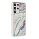 UNIQ Accessory UNIQ Classic Case Samsung Galaxy S21 Ultra TPU Backcover hoesje - Marble Aquamarine UNIQ Accessory UNIQ Classic Case Samsung Galaxy S21 Ultra TPU Backcover hoesje - Marble Aquamarine