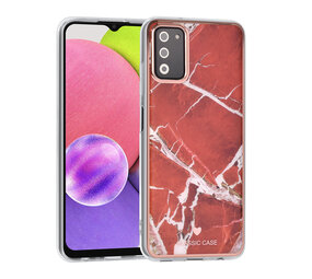 UNIQ Accessory UNIQ Classic Case Samsung Galaxy A03s TPU Back Cover - Marble Red UNIQ Accessory UNIQ Classic Case Samsung Galaxy A03s TPU Back Cover - Marble Red