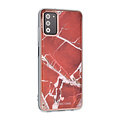 UNIQ Accessory UNIQ Classic Case Samsung Galaxy A03s TPU Backcover hoesje - Marble Red