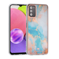 UNIQ Classic Case Samsung Galaxy A03s - Silikonhülle TPU - Marble Blue