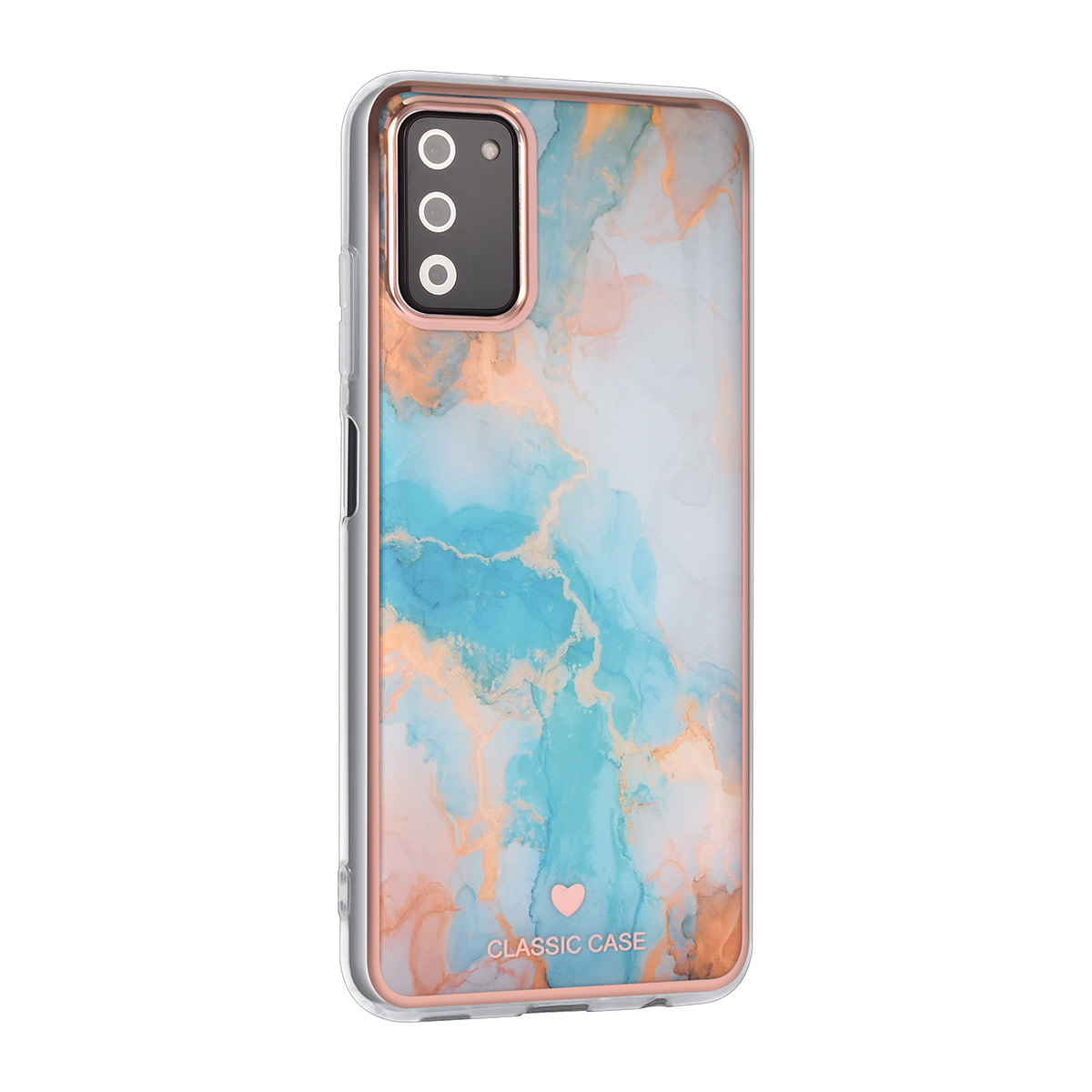 UNIQ Accessory UNIQ Classic Case Samsung Galaxy A03s TPU Backcover hoesje - Marble Blue, foto 2 van 4