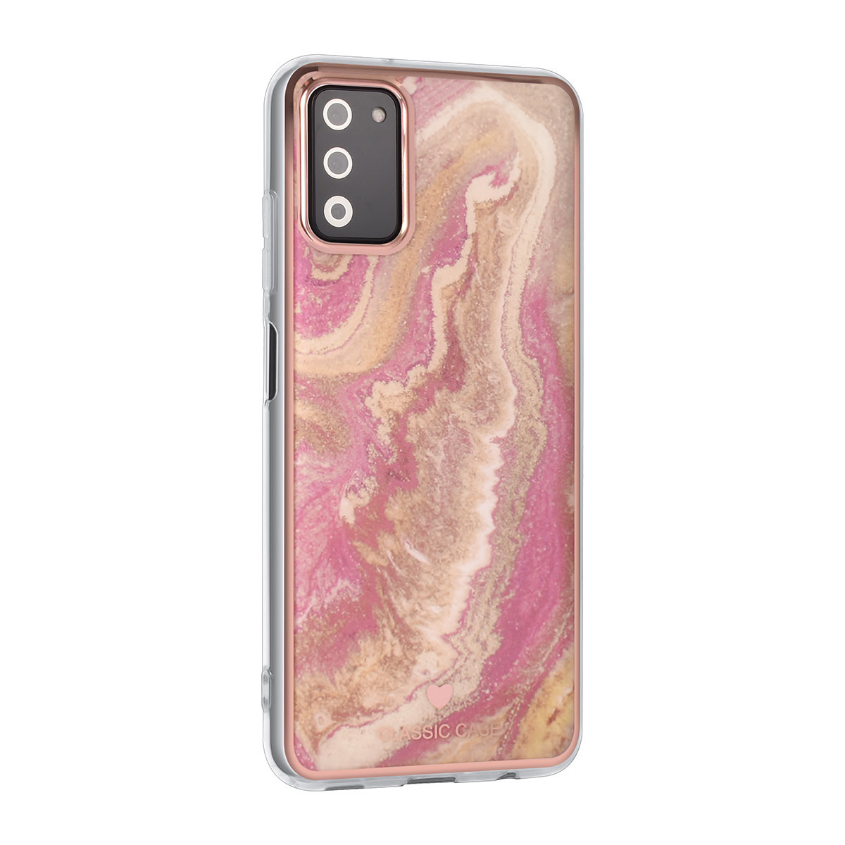 UNIQ Accessory UNIQ Classic Case Samsung Galaxy A03s TPU Backcover hoesje - Marble Pink, foto 2 van 4