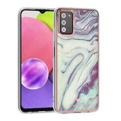UNIQ Classic Case Samsung Galaxy A03s - Silikonhülle TPU - Marble Aquamarine