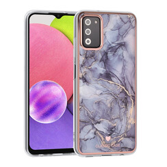 UNIQ Classic Case Samsung Galaxy A03s TPU Backcover hoesje - Marble Grey