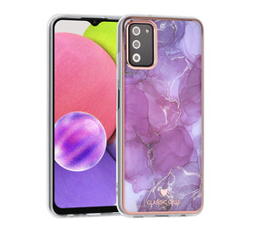 UNIQ Accessory UNIQ Classic Case Samsung Galaxy A03s TPU Back Cover - Marble Purple UNIQ Accessory UNIQ Classic Case Samsung Galaxy A03s TPU Back Cover - Marble Purple