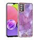 UNIQ Accessory UNIQ Classic Case Samsung Galaxy A03s TPU Coque - Marble Purple UNIQ Accessory UNIQ Classic Case Samsung Galaxy A03s TPU Coque - Marble Purple