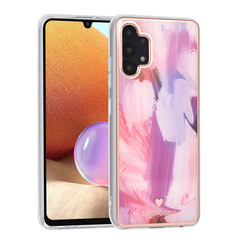 UNIQ Classic Case Samsung Galaxy A32 4G TPU Backcover hoesje - Graffiti Pink