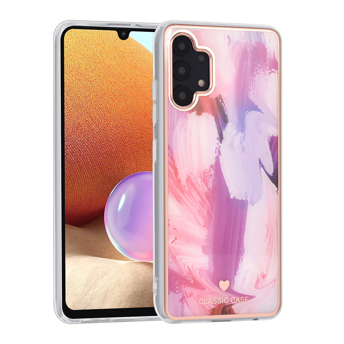 UNIQ Accessory UNIQ Classic Case Samsung Galaxy A32 4G TPU Backcover hoesje - Graffiti Pink