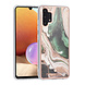 UNIQ Accessory UNIQ Classic Case Samsung Galaxy A32 4G TPU Backcover hoesje - Marble Green UNIQ Accessory UNIQ Classic Case Samsung Galaxy A32 4G TPU Backcover hoesje - Marble Green