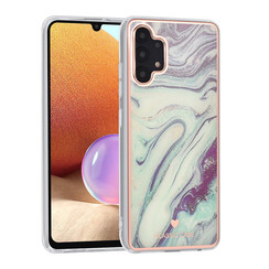 UNIQ Classic Case Samsung Galaxy A32 4G TPU Coque - Marble Aquamarine
