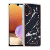 UNIQ Accessory UNIQ Classic Case Samsung Galaxy A32 4G TPU Backcover hoesje - Marble Black